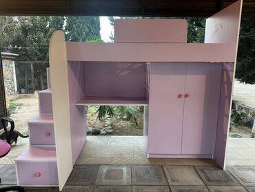 Uşaq və gənc otağı üçün dəstlər: Az işlənilmiş Qız uşağı üçün Kravatlı mebel dəsti, kreslo ilə birlikdə — 4