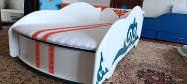 Детские односпальные кровати: Детская односпальная кровать, Новый, Для мальчика, С матрасом, ДСП, Бесплатная доставка, Самовывоз, Платная доставка — 9