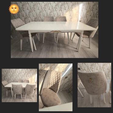 Masa və oturacaq dəstləri: 🌞Masa ve 6 oturacaq Dest birlikde 500 azn. Masa acilir. Unvan Masazir lalafo.az -da Masa və oturacaq dəstləri: 🌞Masa ve 6 oturacaq Dest birlikde 500 azn. Masa acilir. Unvan Masazir