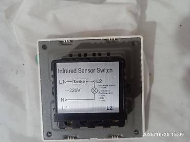 Vıkluçatellər: Məhsul: Divar tipli işıq dimmeri (dimmer switch) – 3 ədəd — 6