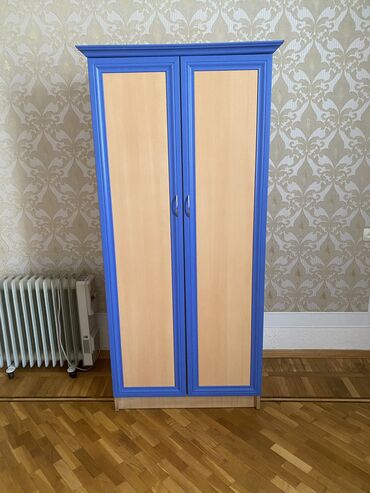 Б/у, Для девочки и мальчика, Прямой шкаф, 2 двери, Без зеркала, Азербайджан
