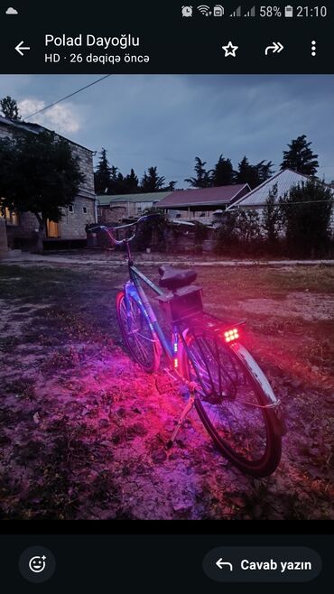 İdman velosipedləri: İşlənmiş BMX velosipedi Stels, 28", sürətlərin sayı: 1, Ödənişli çatdırılma — 2