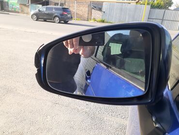 фит зеркала: Боковое левое Зеркало Honda 2017 г., Б/у, цвет - Голубой, Оригинал