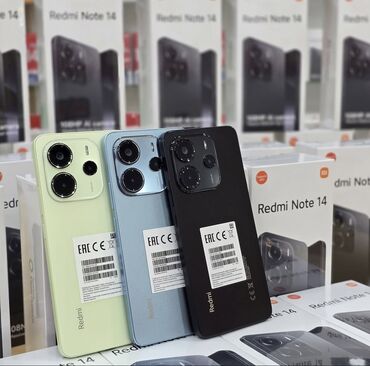 Xiaomi: Xiaomi Redmi Note 14, 128 GB, rəng - Qara, 
 Zəmanət, İki sim kartlı