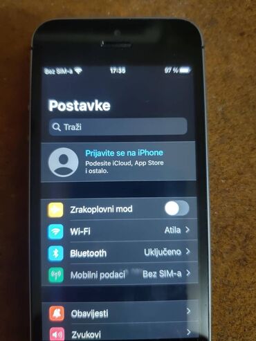 Apple iPhone: Apple iPhone iPhone SE, 32 GB, Black Titanium, Otisak prsta — 12