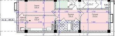 Продажа квартир: 2 комнаты, 88 м², Нижний Джал (Джал-23) Элитка, 2 этаж, ПСО (под самоотделку) — 8