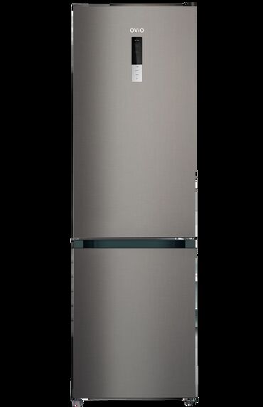 плесос для дома: Холодильник Ovio ORF-387SD (Inox) Стальной цвет, Внешний дисплей, Хром