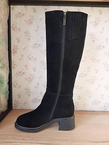 Сапоги: Сапоги, 39, Новый, цвет - Черный, Самовывоз — 10