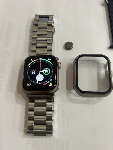 apple watch бишкек бу: Б/у, Смарт часы, Apple, Аnti-lost, цвет - Золотой