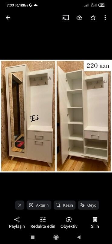 Dolablar: Yeni, Açılan, 3 qapılı Düz dolab, Şifonyer, Azərbaycan — 14