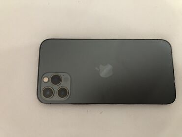 Apple iPhone: IPhone 12 Pro, Б/у, 128 ГБ, Space Gray, Защитное стекло, Чехол, 88 %