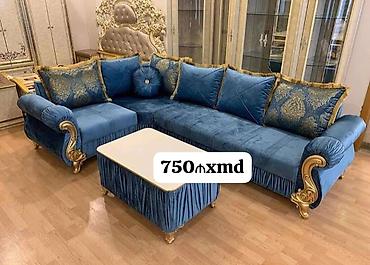 Masa və oturacaq dəstləri: Masa və 6 stul dəsti – Xmd • Komplekt: 1 yemək masası + 6 ədəd stul — 10