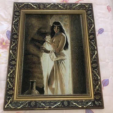 Mısırlı qız tablo parcada