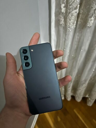 Samsung: Samsung Galaxy S22, 128 GB, rəng - Yaşıl, İki sim kartlı, Face ID