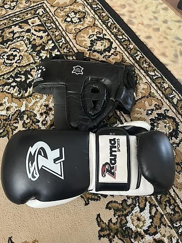 очки ии: Боксерский комплект для тренировок: - Перчатки Rama Sports — 2