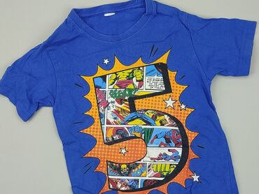 koszulka warta poznań: T-shirt, 5-6 years, 110-116 cm, condition - Good