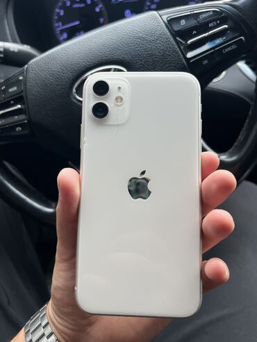 прозрачный чехол на айфон 7 плюс: IPhone 11, Колдонулган, 64 ГБ, Ак, 75 %