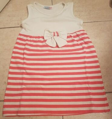 petrolej boja haljine: Midi, Sleeveless, 110-116