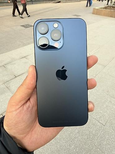 Apple iPhone: IPhone 15 Pro Max, Б/у, 256 ГБ, Синий, Кабель, 100 % — 1