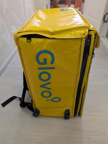 сумка глово: Терморюкзак курьера Glovo - Формат: жёсткий квадратный бокс для — 2