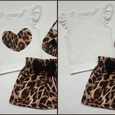 Kompleti: 👗 Cena kompleta (majica + suknja): 2500 din 📏 Veličine: 1, 2, 4, 6, 8 — 6