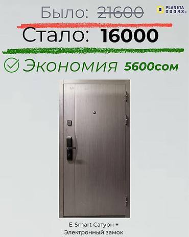 12600: Двери для домов и квартир, Металлическая, Одностворчатая, цвет - Серый — 4