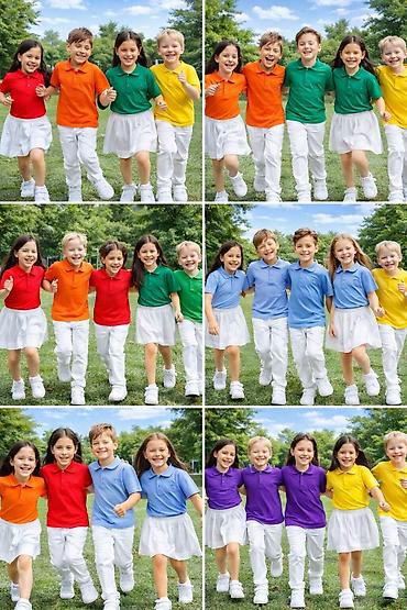 polo köynək: TOPKIDS – uşaqlar üçün rəngarəng T‑shirt və polo köynəklər Say çox — 2
