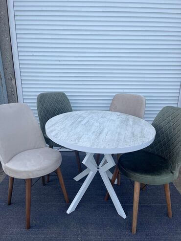 Setovi stolova i stolica: 🌟🌟akcijska cena 🌟🌟 cena okruglog seta 270€ u set spadaju 4 stolice i na lalafo.rs — 1 Setovi stolova i stolica: 🌟🌟akcijska cena 🌟🌟 cena okruglog seta 270€ u set spadaju 4 stolice i — 1