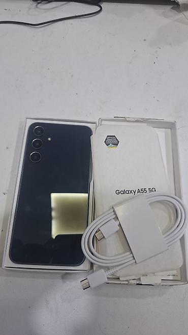 samsuk s20: Samsung Galaxy A55 5G, 128 GB, rəng - Göy — 1