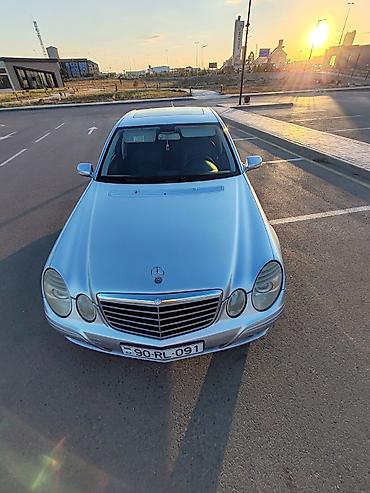 Продажа авто: Mercedes-Benz E-Class (W211) sedan – gümüş rəng, facelift (restaylinq) — 2