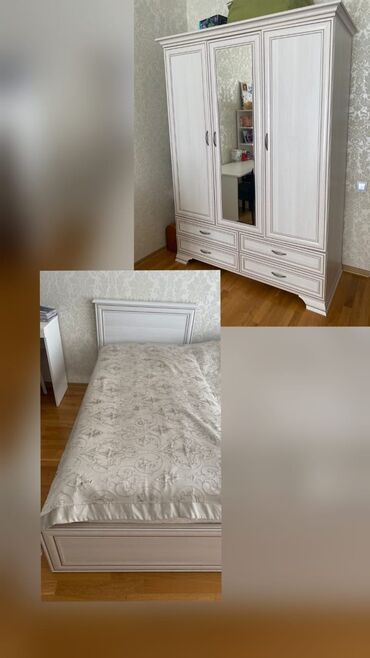 ikinci el şkaf: Təknəfərlik çarpayı, Dolab, Azərbaycan, İşlənmiş
