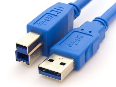 Жесткие диски, переносные винчестеры: USB 3.0 AM/BM кабель 3метра НОВЫЙ Скорость передачи данных 5Гбит/с !