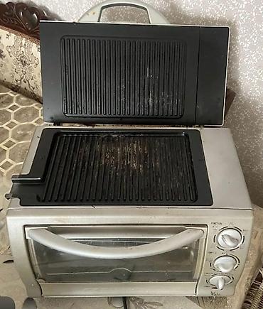 Plitələr və bişirmə panelləri: Çoxfunksiyalı elektrik mini-sobə və üst grill - Marka: Vida (paneldə — 3
