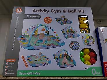 me: Игровой коврик‑манеж с шариками Menggao “Activity Gym & Ball Pit” — 1