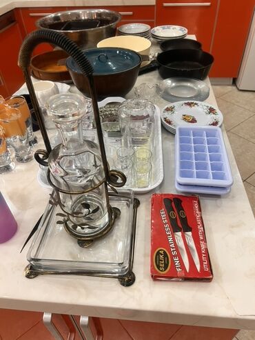 Наборы посуды: Большой набор кухонной утвари и посуды 🔥 В комплекте на фото: - — 9