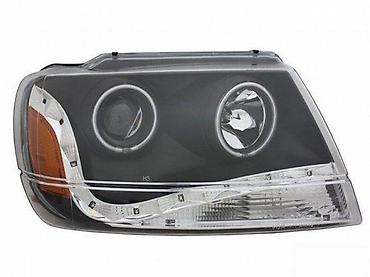 CRNI DEVIL LED CCFL ANGEL FAROVI JEEP GRAND CHEROKEE WJ | Crni