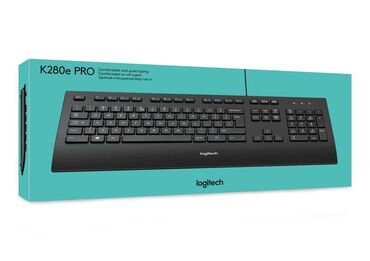 Klaviaturalar: Klaviatura logitech k280e az islenib sessiz klaviaturadir herbirseyi