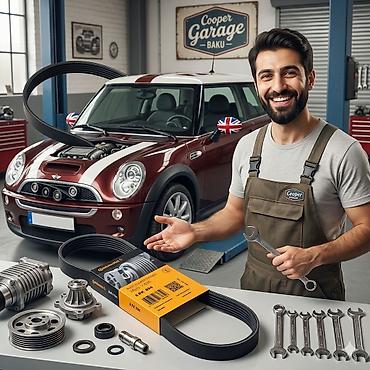 sessiz kompressor: Mini Cooper (2005-2011) Üçün Continental 6 PK 894: Mühərrikin Görünməz — 1