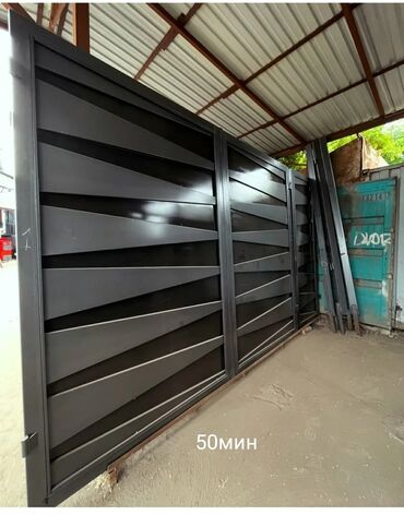 чорный металл: Откатные ворота Металлические