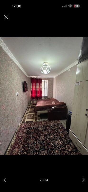 квартира ош дом быта: 2 бөлмө, 49 кв. м, 104-серия, 2 кабат, Косметикалык ремонт