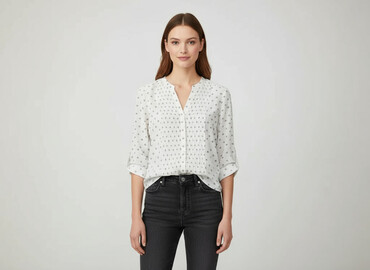 niebieska koszula damska h m: H&M, Жіноча блуза, розмір L