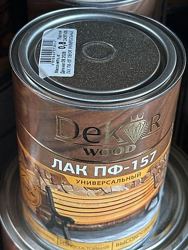 Жыгач май: Лак ПФ-157 Dekor Wood, универсальный - Масляно-алкидный лак для — 1