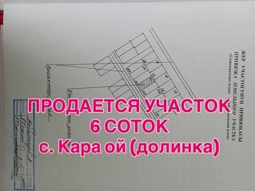 продаю дом бишкек 20000: 6 соток, Для бизнеса, Красная книга