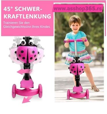 Ostale dečije stvari: Najtraženiji 🥰TROTINET BUBAMARA SA SVETLEĆIM TOČKOVIMA 🥰 CENA 4999 — 6