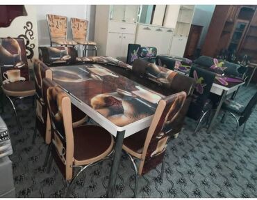 Divan və masa dəstləri: 🇹🇷Türk istehsalı Möhtəşəm ✨✨ Kuxna üçün stol stul dəsti 2 stul 1 — 3