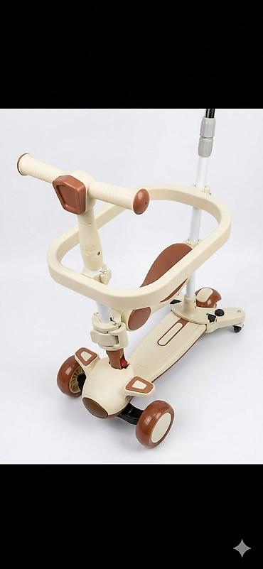 самокат 3в1 scooter: Детский самокат, Трёхколёсный, Новый — 1