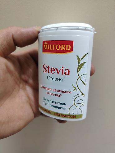 şeker: Milford Stevia – təbii şəkər əvəzedicisi - Brend: Milford - Tərkib — 3