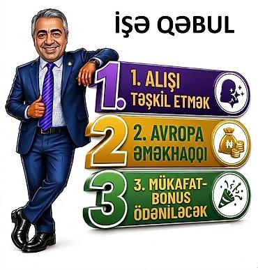 hostes is elanlari: Satış meneceri tələb olunur, İstənilən yaş, 1-2 illik təcrübə — 1