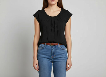 czarne bluzki z aplikacją: F&F, Women's blouse, size M at lalafo.pl czarne bluzki z aplikacją: F&F, Women's blouse, size M