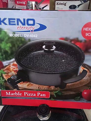 auto radio: KENO Eternity Marble Pizza Pan – električni pekac za picu Model — 1
